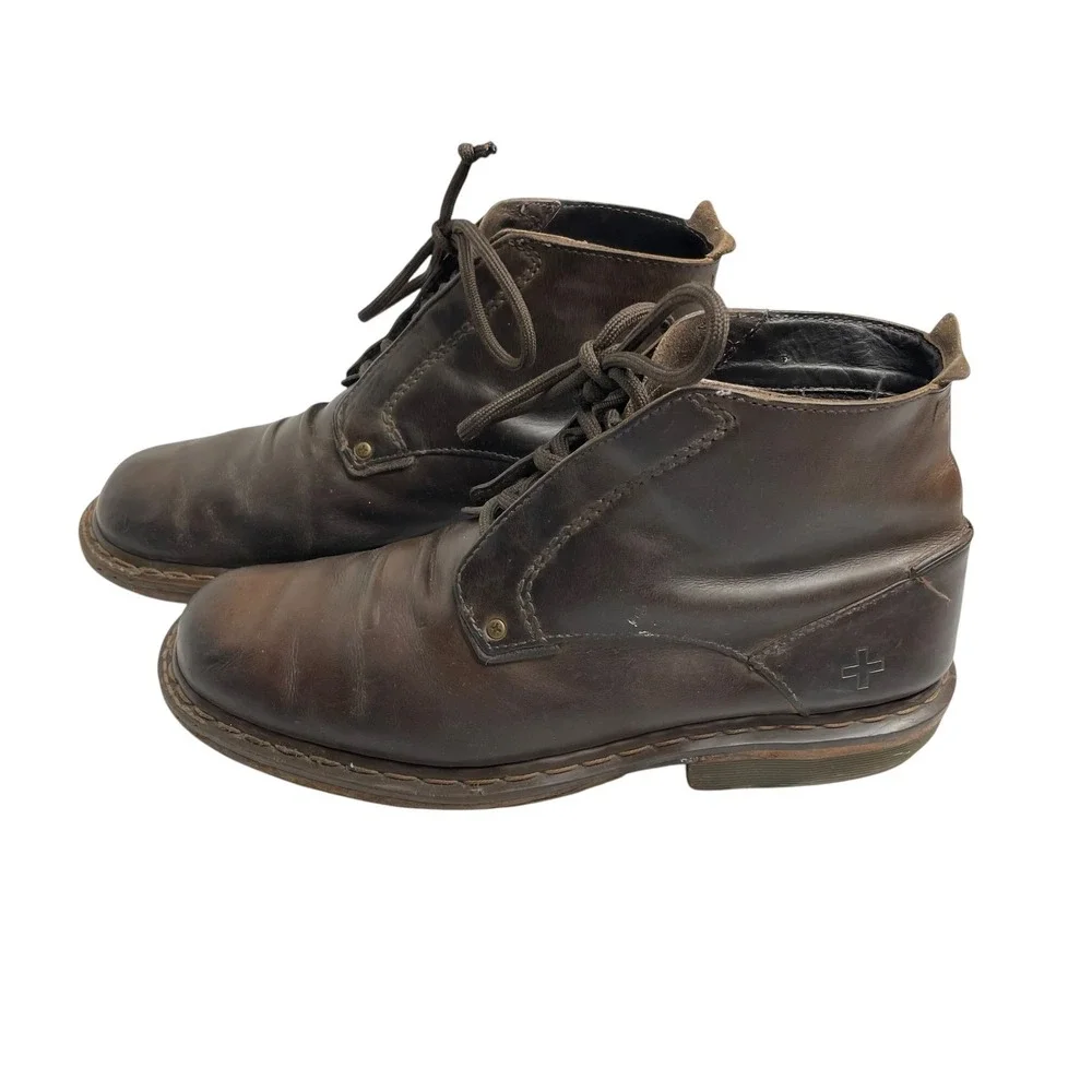 Dr. Martens Manton Desert Boots Dark Brown Leather Chukka Mens Size 12 UK 11